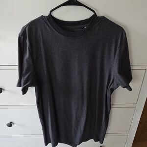 Prana Men's Charcoal Striped Tee